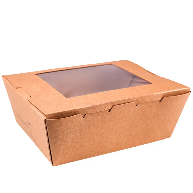 Uchampak - prilagođeni štampani restoran isporučuje ambalažu za toplu hranu za italijanske rezance Prozor &amp; Foldable Pak 1