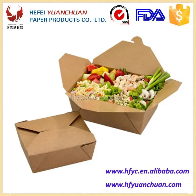 Meal & Bento Boxes Kraft Take Away Boxes Series 3