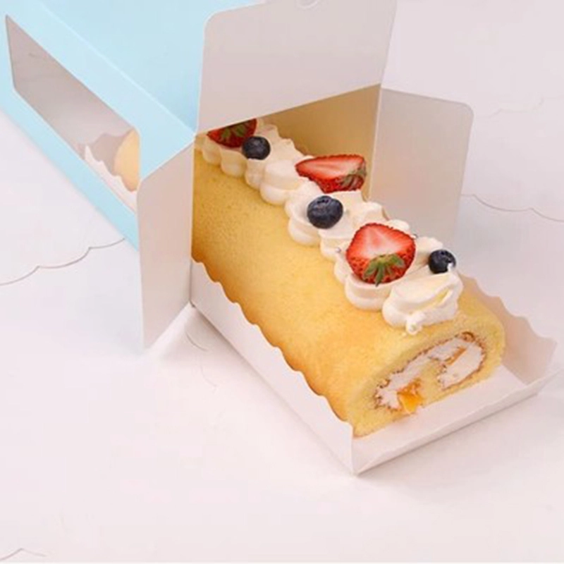Uchampak - custom cardboard paper food grade ice cream cake box wholesale with a competitive price Window &amp; Foldable Pak 1