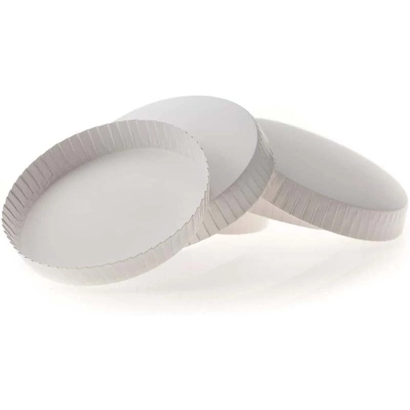 Uchampak - Paper Lids for Disposable Paper Hot Cups, Fits most Cups Recyclable Easy-Flow Anti-Spill Design For Home1 1