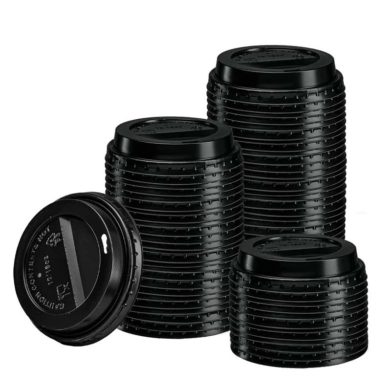 Uchampak- Recyclable Dome Lids, Coffee Cup Lid for Portable Drinks Fits 8, 10, 12, 16, 20oz 1