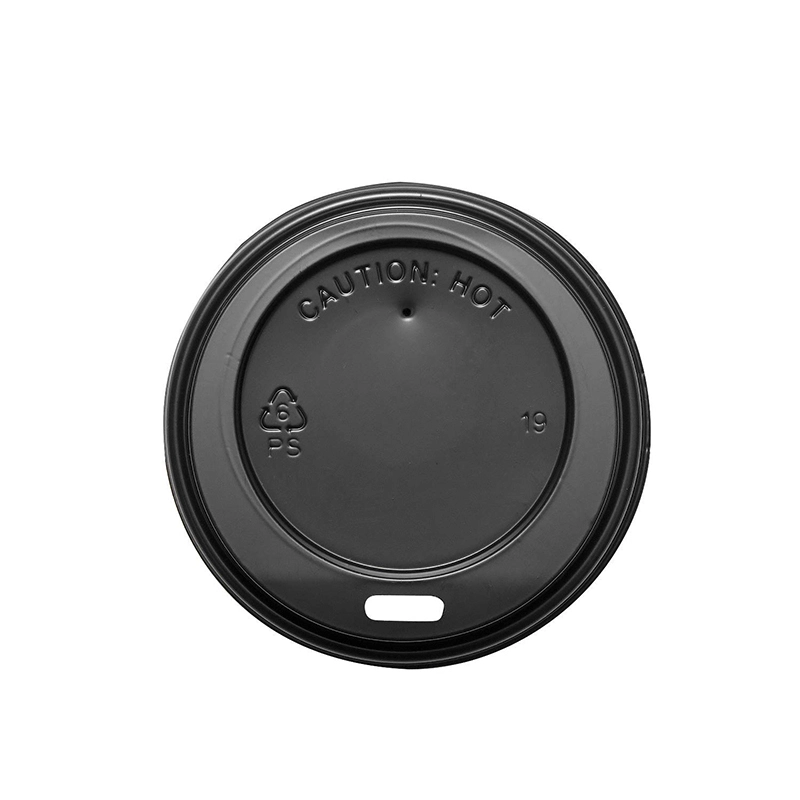 Uchampak - Recyclable Lids, Coffee Cup Lid for Portable Drinks Fits 8, 10, 12, 16, 20 Disposable Paper Cups 1
