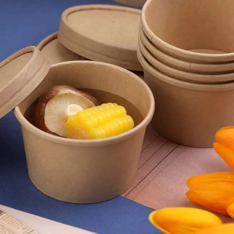 paper ice cream cups with lids | Uchampak