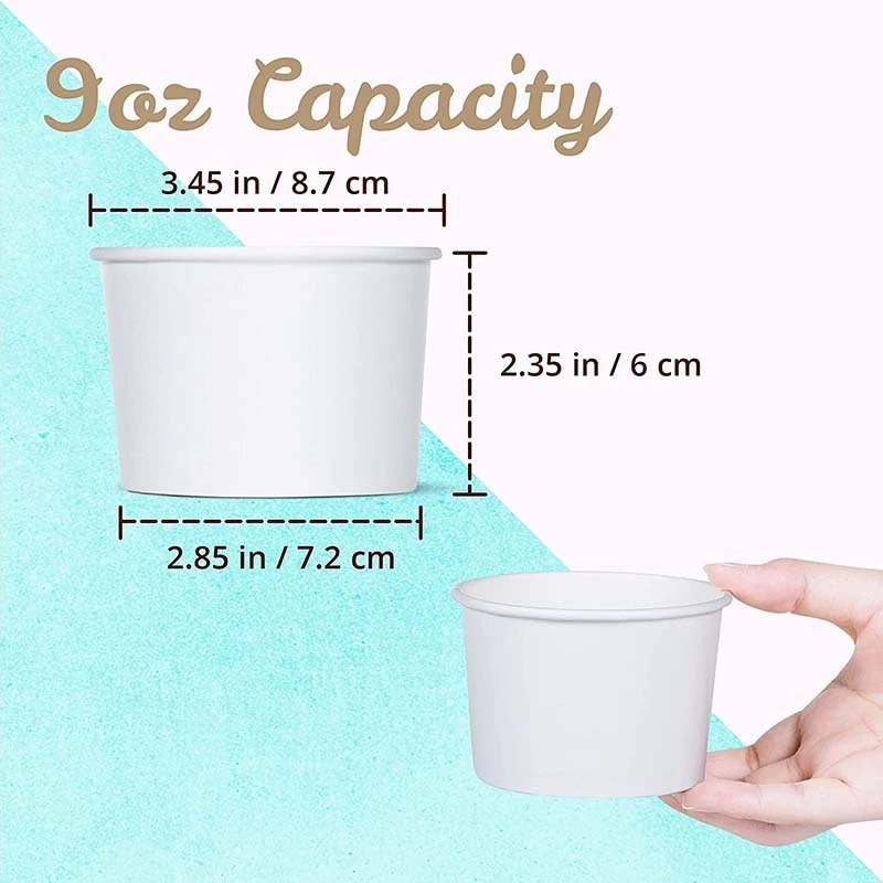 Uchampak - Poke Pak Disposable round soup container with paper lid food container to go bowl Container 1