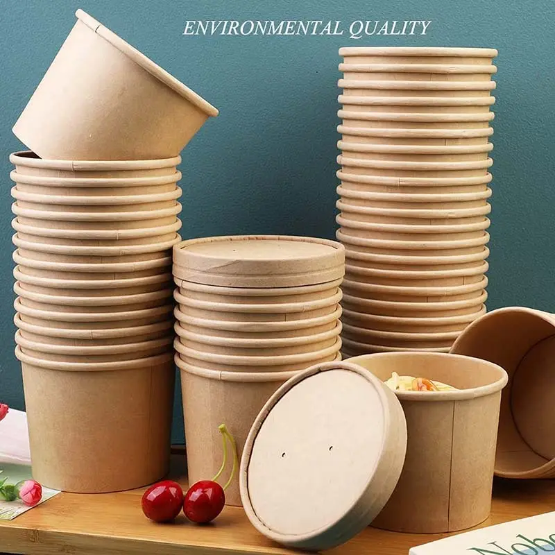 Durable Disposable Paper Bowls with Lids Price List 4