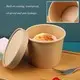 Custom paper bowl 500ml  Manufacturer | Uchampak 5