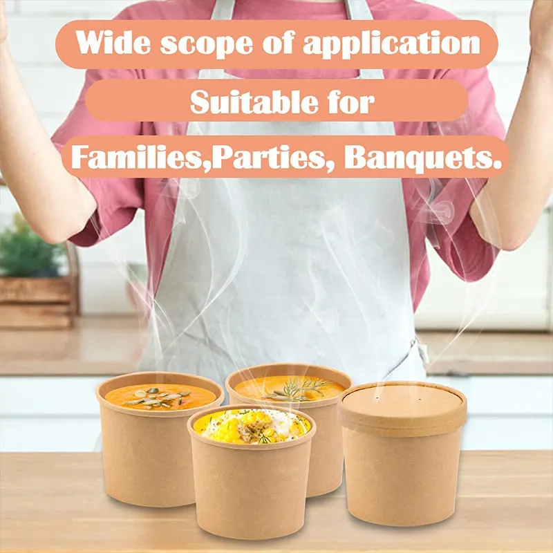 Custom disposable soup cups  Manufacturer | Uchampak 4