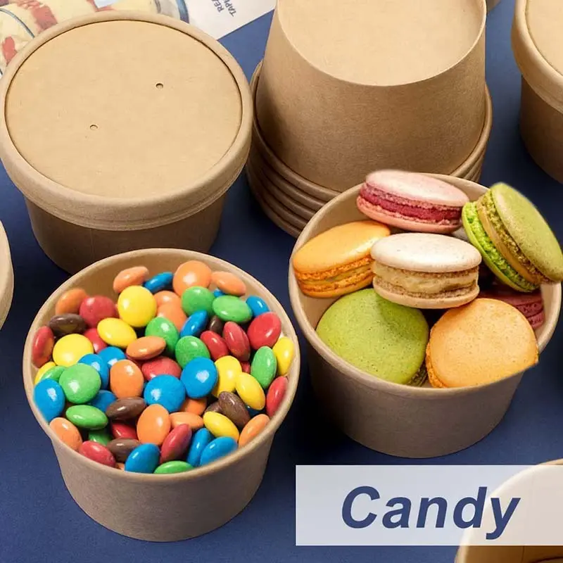 Custom paper bowl 800ml  Manufacturer | Uchampak1 3