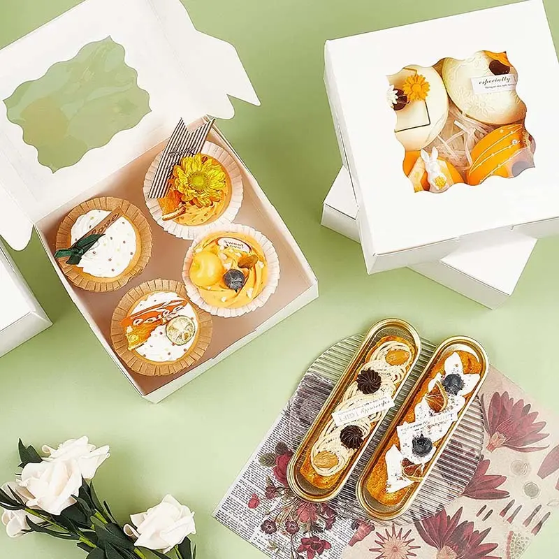 Food Boxes Paper Take Away Containers for Food Packaging with Custom Services 7