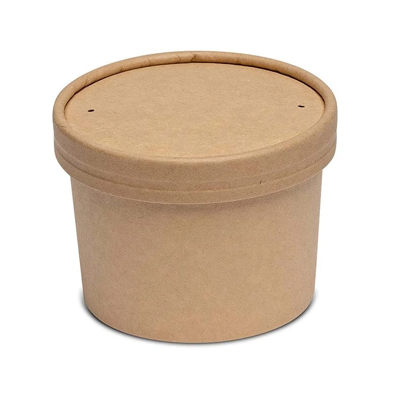 YuanChuan - To Go Bowl, Party Supplies Treat Bowls for Hot/Cold Food, Soup Kraft bowls with PP lids Container 1
