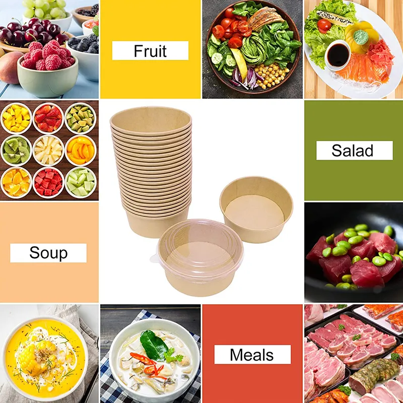 Bowls & Soup Containers 16 Oz Paper Soup Cups Supply 7