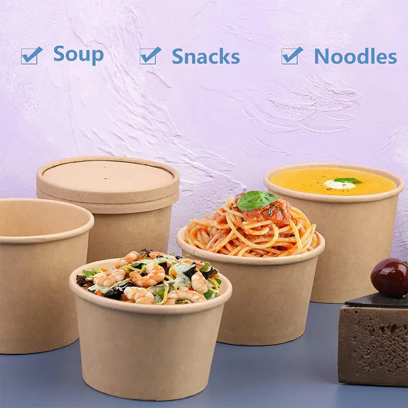 Bowls & Soup Containers 16 Oz Paper Soup Cups Supply 6