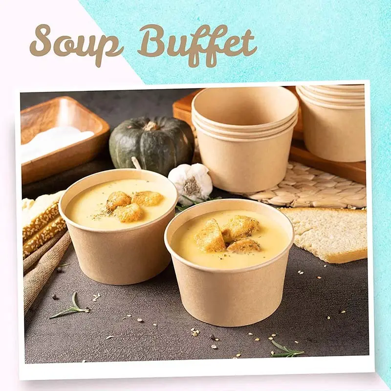 OEM&ODM Kraft Paper Bowl for Greasy Spoon 4