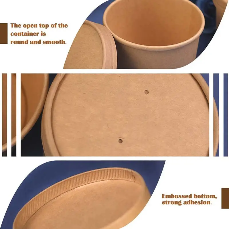  kraft paper soup cup  | Uchampak1 4