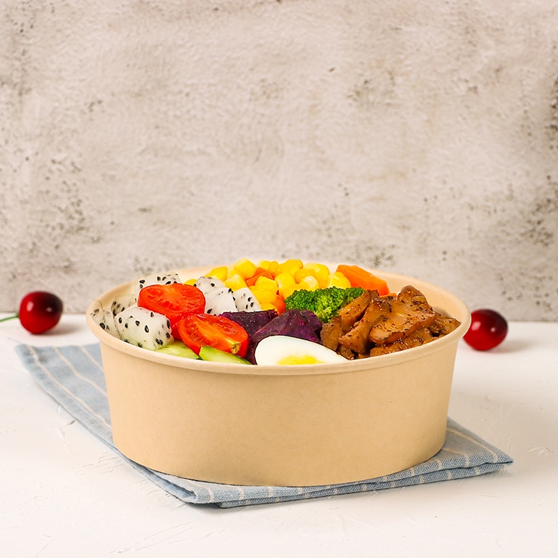 YuanChuan - Disposable Soup Bowls Bulk Free Party Supplies for Hot/Cold Food, To go bowls with PP lids Food containers Container 1