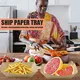 Custom fast food paper trays  Manufacturer | Uchampak 4