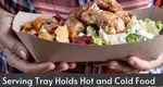 Custom fast food paper trays  Manufacturer | Uchampak 6