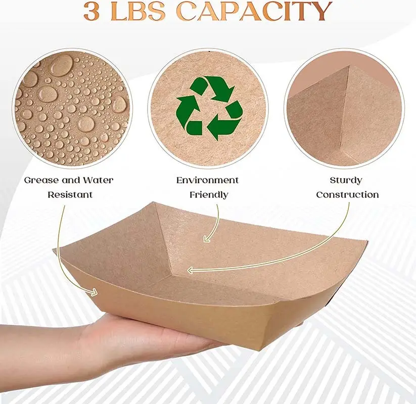  paper food trays wholesale  | Uchampak 3