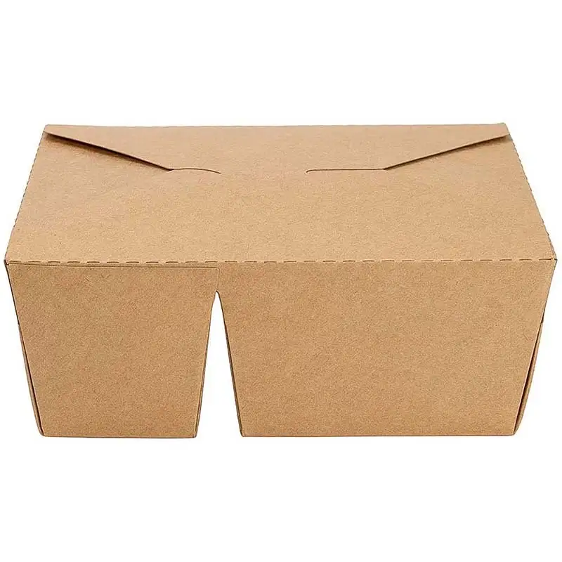 ఉచంపక్ - కంపోస్టబుల్ ఎకో ఫ్రెండ్లీ ఫుడ్ గ్రేడ్ రీసైకిల్ ఫోల్డ్-టు-గో పేపర్ టు గో బాక్స్‌లు ఫోల్డెడ్ పేపర్ కంటైనర్ కస్టమ్ కలర్ బయో బాక్స్ 1