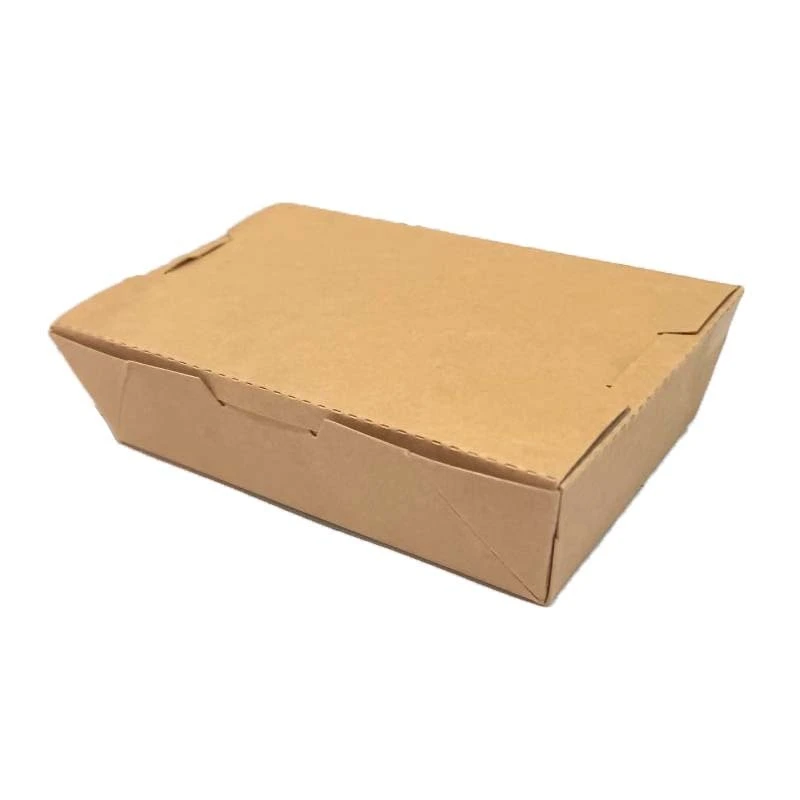 YuanChuan - Food Grade Recycle Fold-To-Go Paper Box Eco Friendly Compostable Lunch Box Bio Box 1