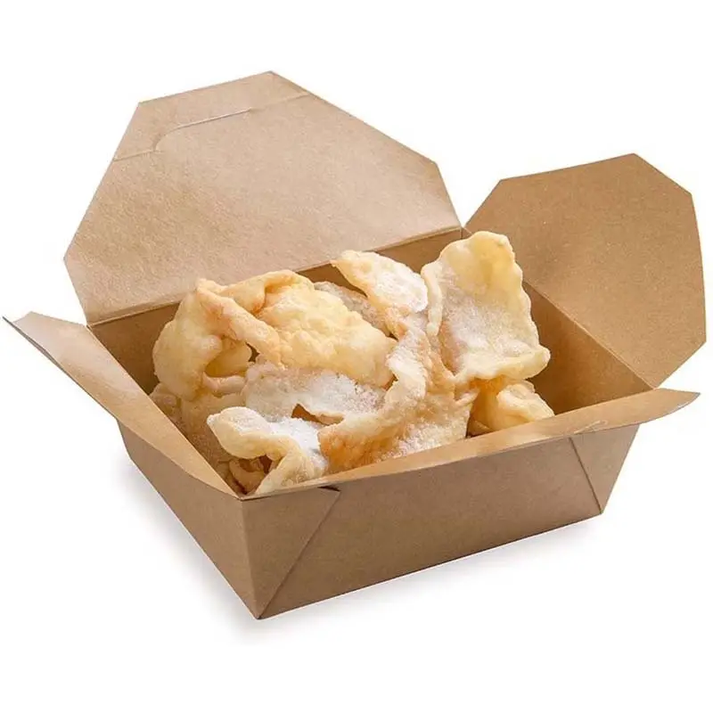 Durable Round Cardboard Food Containers Supplier for Coffee Shops 2