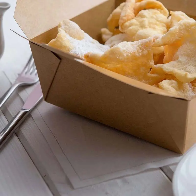 High End Kraft Take Out Boxes Wholesale for Greasy Spoon 5