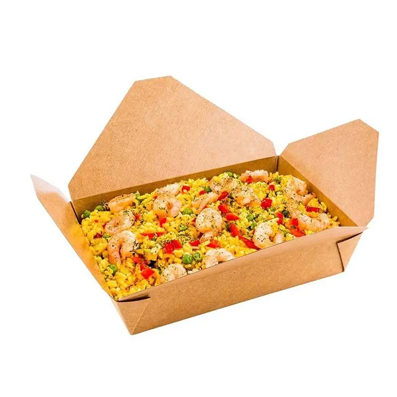 High End Kraft Take Out Boxes Wholesale for Greasy Spoon 6