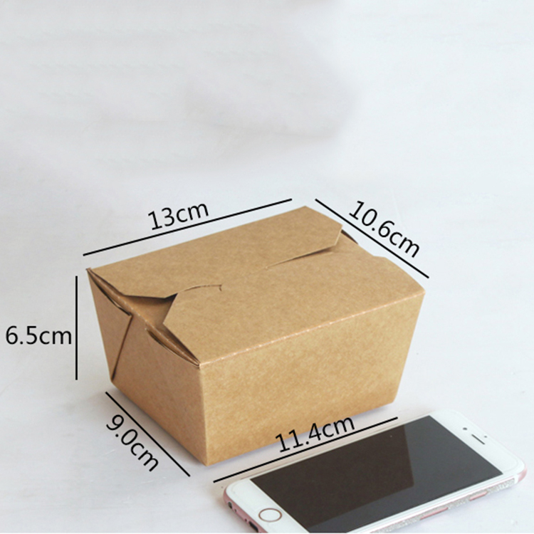 Uchampak - Eco-friendly kraft paper salad packaging box Bio Box 1