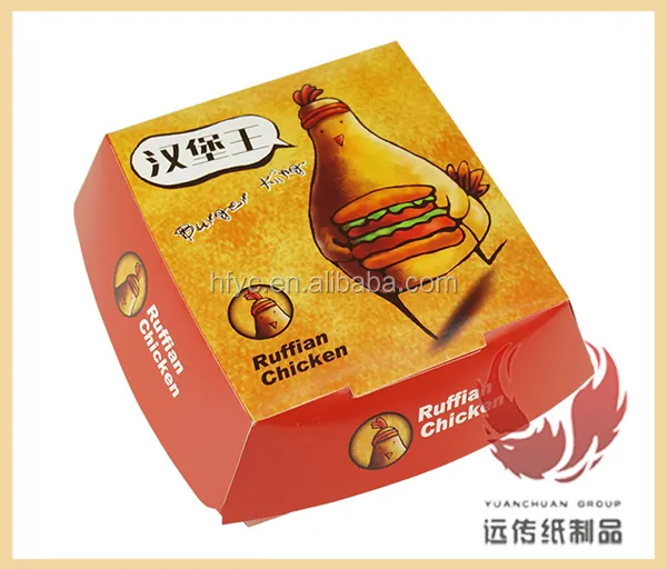 High Quality Kraft Food Boxes Made in China for Fast Food 3