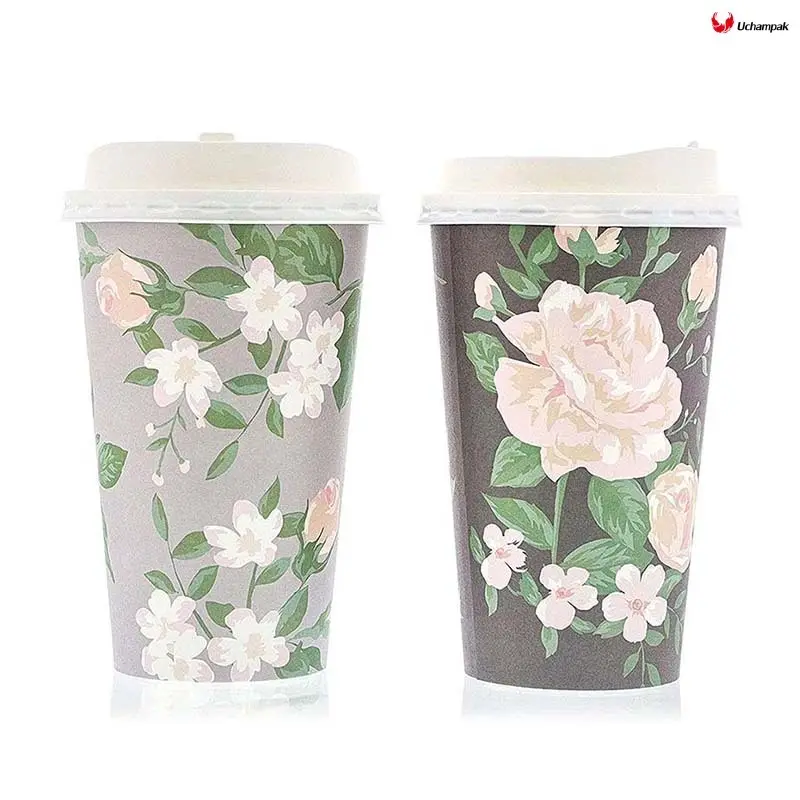 Custom custom paper coffee cups  Manufacturer | Uchampak 1