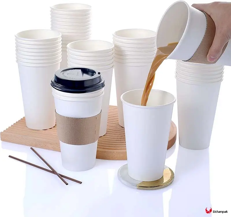 Tilpasset kraft dobbelvegg kaffekopp Produsent | Uchampak1 1