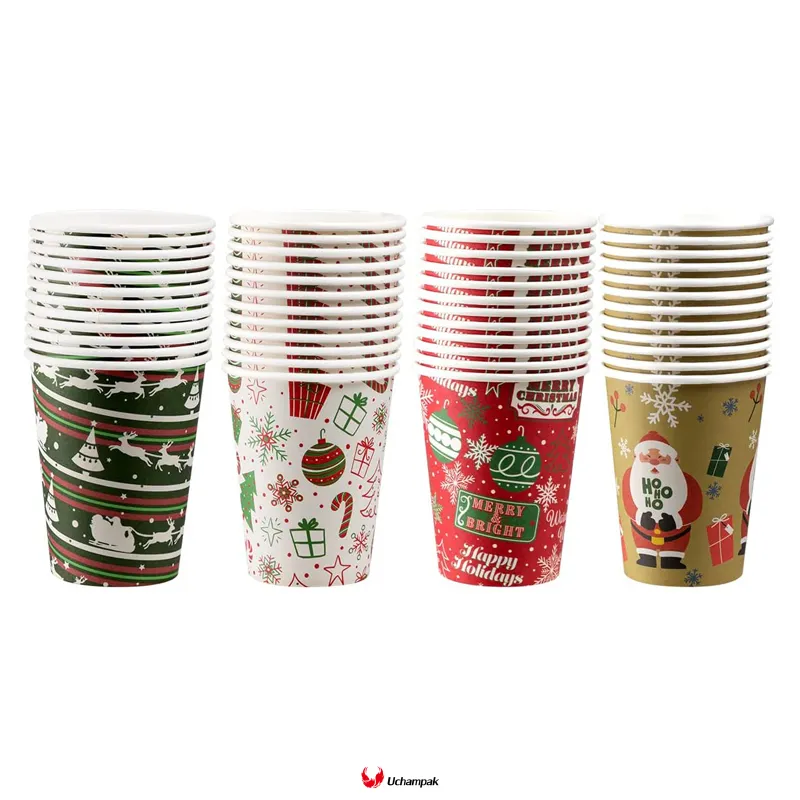 Custom white paper cups  Manufacturer | Uchampak1 1