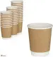 Custom double wall paper hot cups  Manufacturer | Uchampak 1