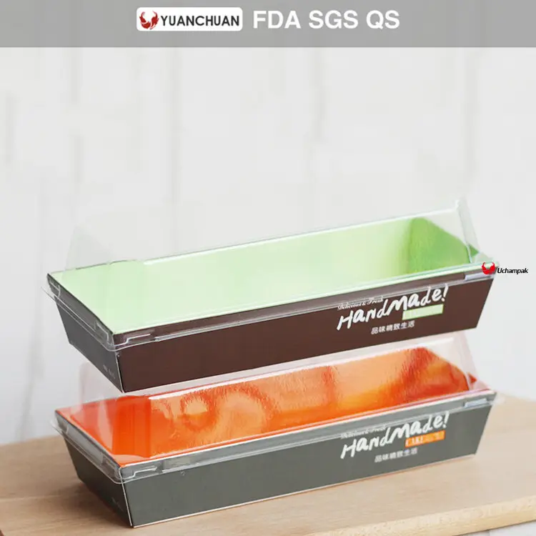 Custom kraft food boxes with window  Manufacturer | Uchampak 1