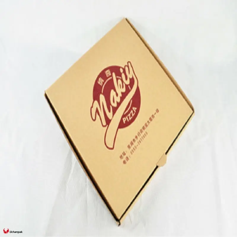 Uchampak |  white corrugated pizza boxes  1