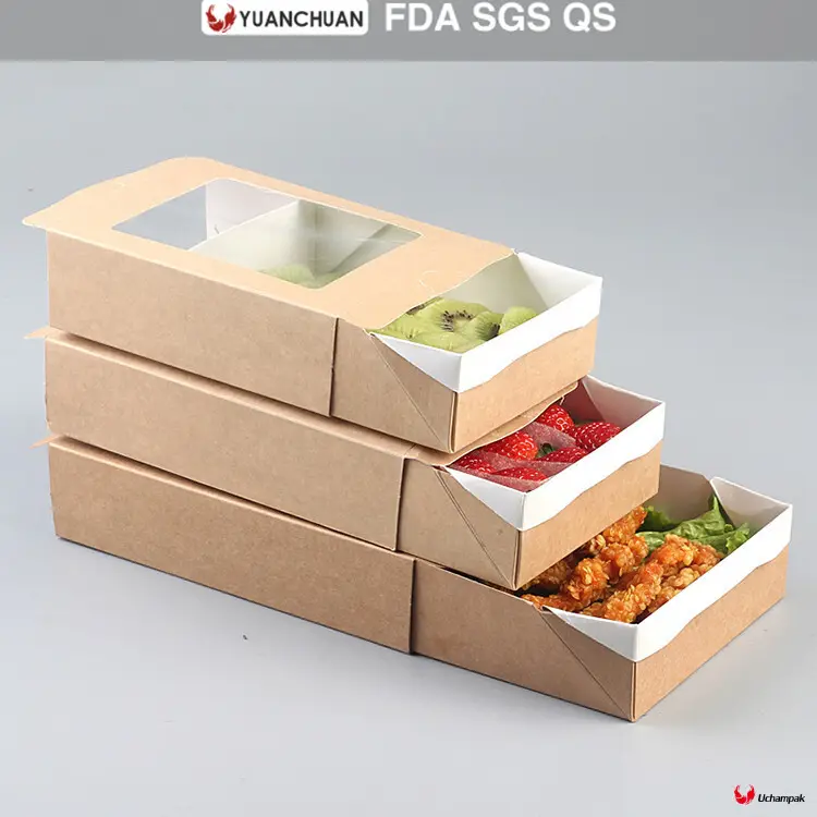 Uchampak |  square cake boxes with window  1