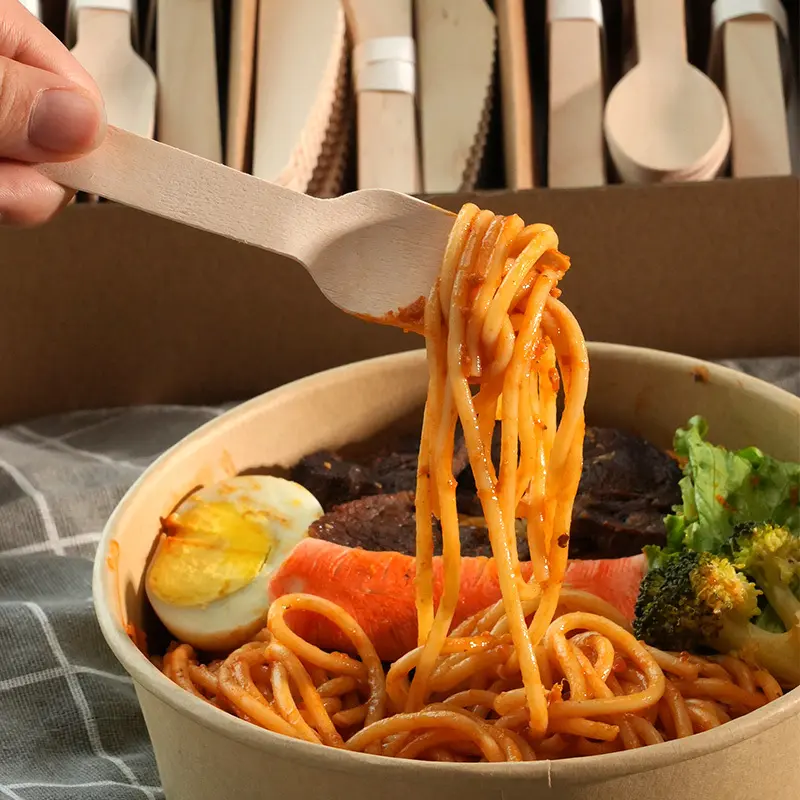 Posate in legno sicure da usare per buffet 6