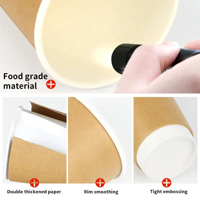 Take Away Coffee Cup for Catering Packaging Sample Processing / Drawing Processing / Cleaning Processing (material Processing) / Packaging Customization / Other Processingsupplier 6