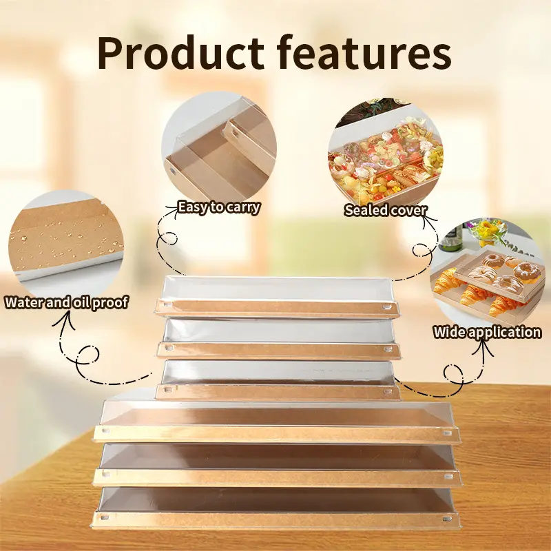 Oblong Cake Box with Window for Fast Food Sample Processing / Drawing Processing / Cleaning Processing (material Processing) / Packaging Customization / Other Processingfactory 3