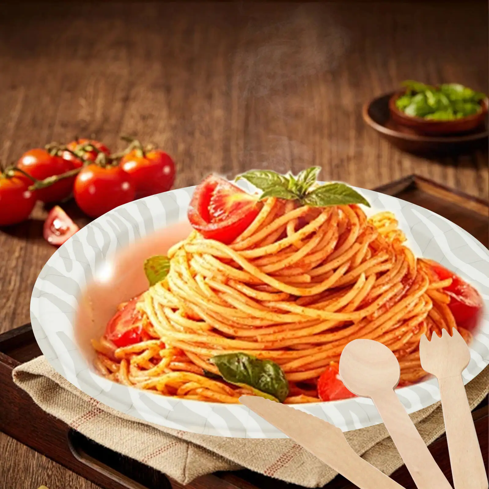 Piatti di carta per alimenti provenienti direttamente dalla Cina per i bar 7