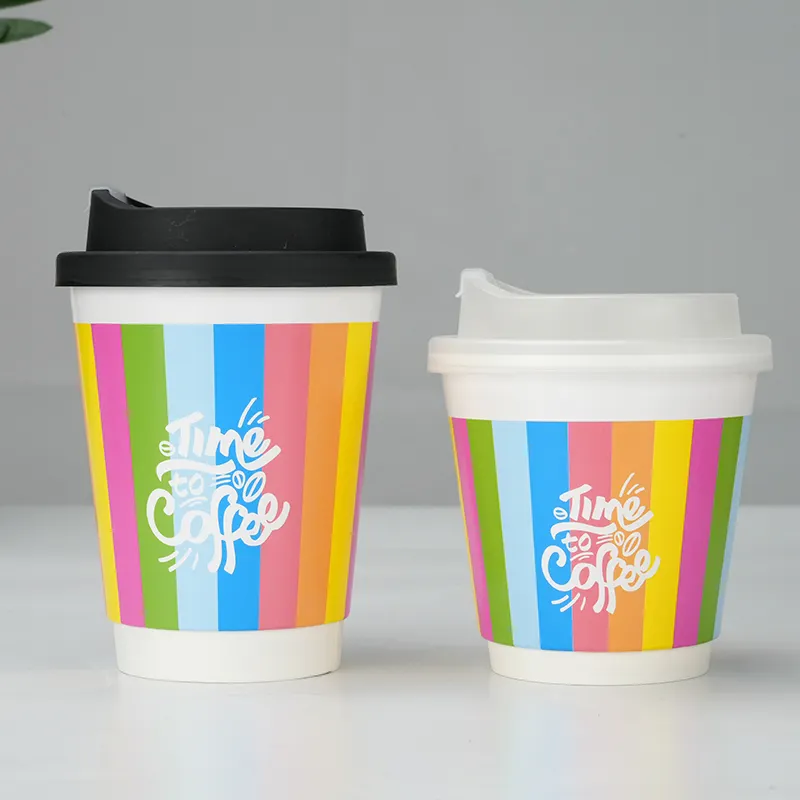 Eco-friendly Custom Double Wall Paper Coffee Cups Price List 2