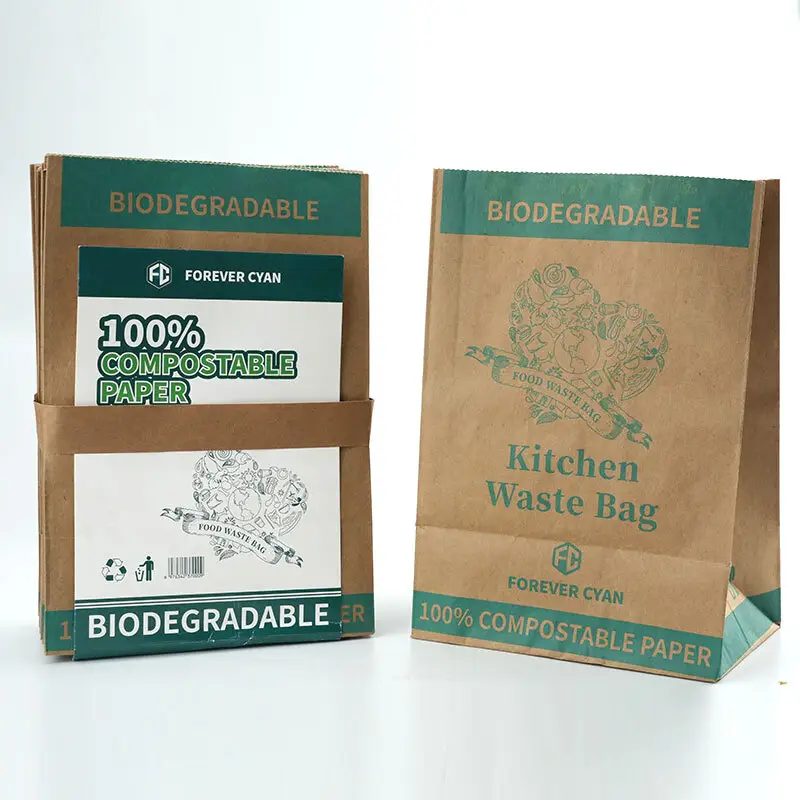Sustainable Dustbin Paper Bags for Food Pack 3