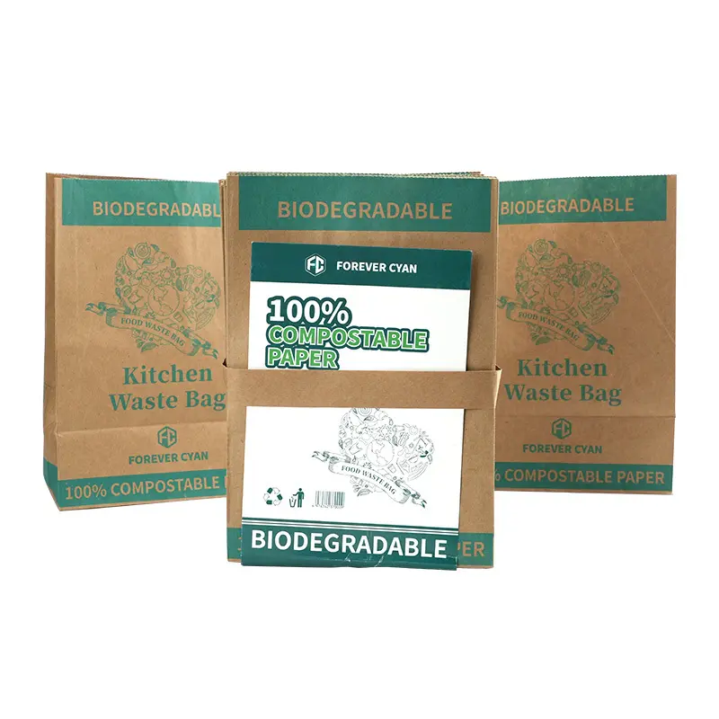 Sustainable Dustbin Paper Bags for Food Pack 6