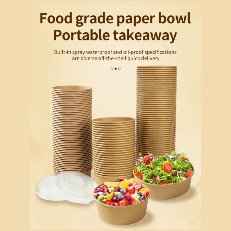 OEM&ODM Paper Cups for Hot Soup for Catering Packaging 2