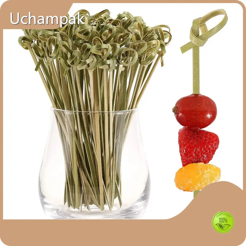 Environmentally Friendly Disposable Cutlery Words and Logo / Customized Packaging / Customized Specifications (color - - Uchampak 1