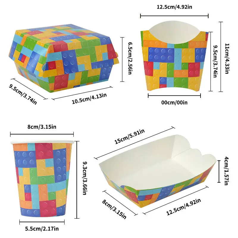 Compostable Kraft Take Out Containers for Food Pack 4