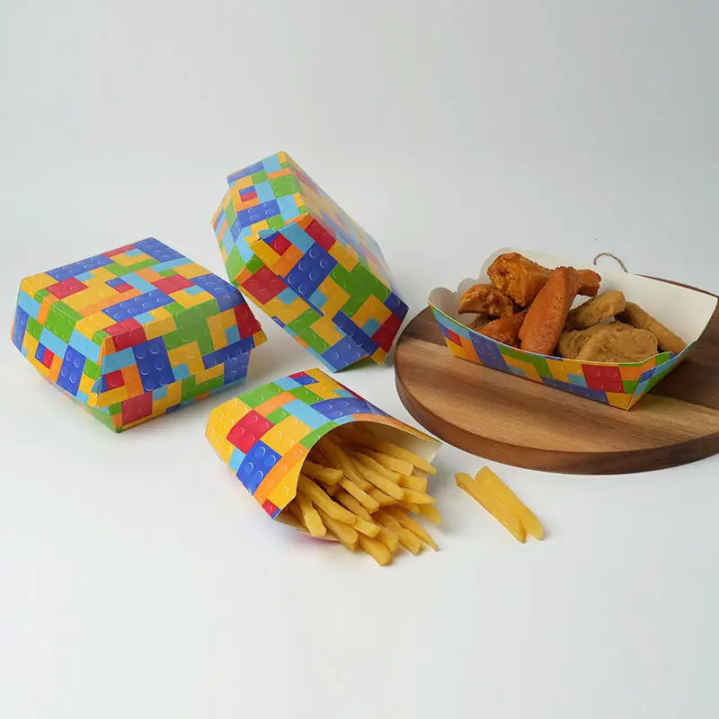 Compostable Kraft Take Out Containers for Food Pack 6
