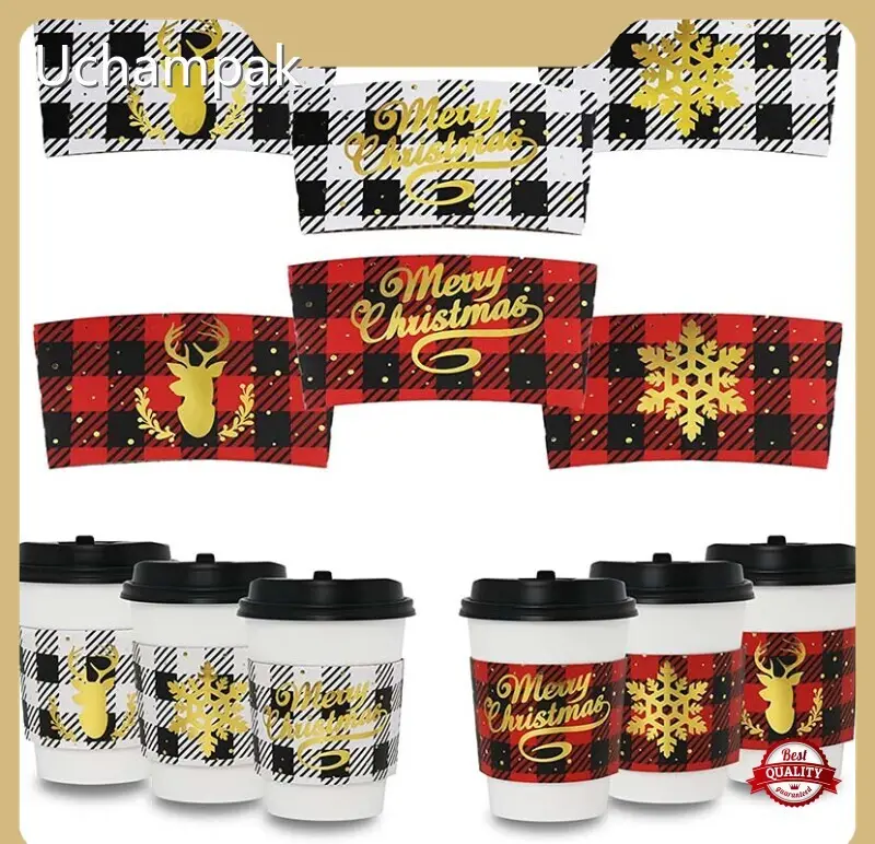 Uchampak Custom Made Coffee Sleeves Custom Made Coffee Sleevesdirectly Sale 1