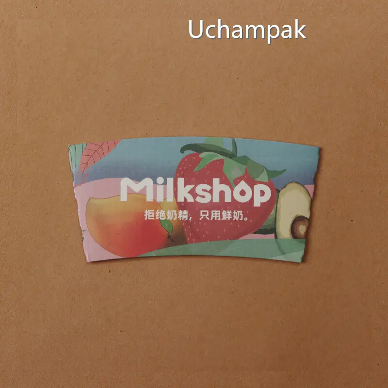 New Custom Reusable Coffee Sleeves Manufacturer for Frozen Food Packaging 1