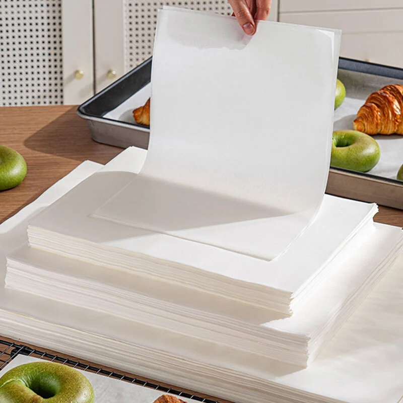 Silicone Paper Baking Paper Non Stick Silicone Paper Silicone Paper for Burger Press Serperate Cake Baking Freezing 1
